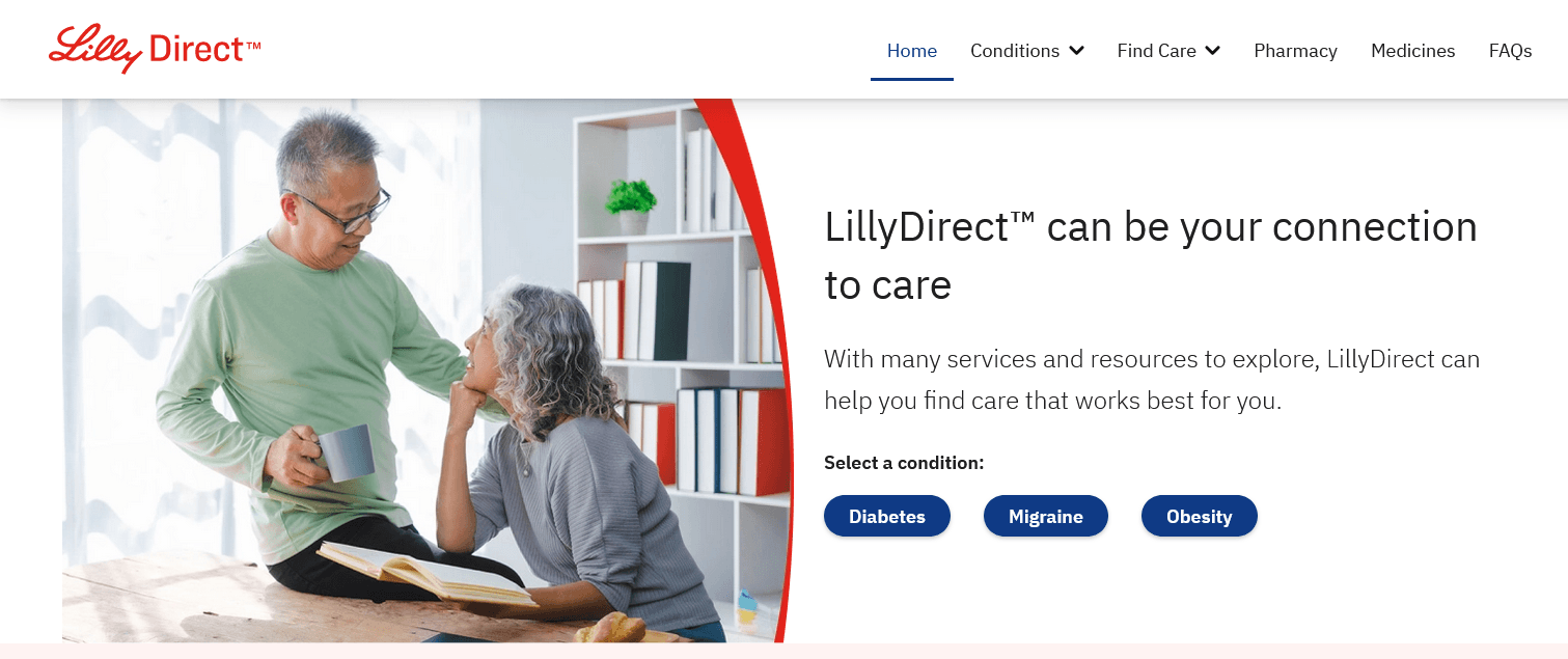 LillyDirect screen shot