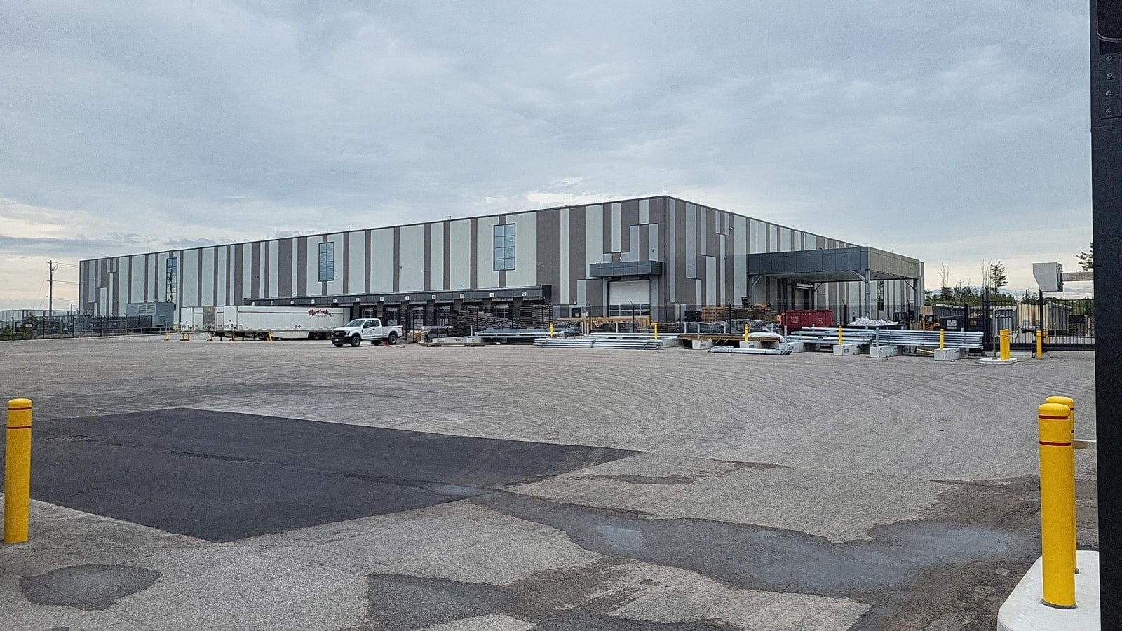 Hydro One's provincial distribution warehouse in Orillia appears in a company-supplied photograph.