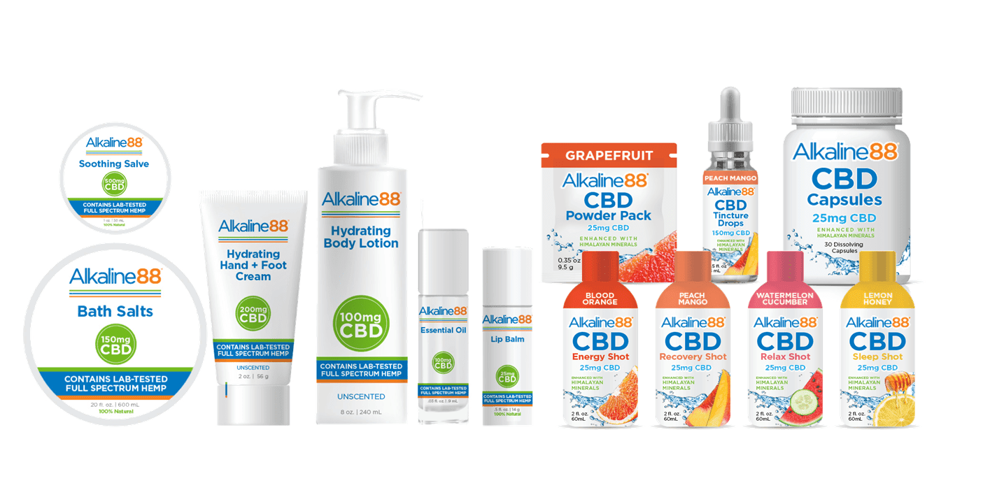 Alkaline Water Gets Topical: Company Behind Alkaline88 Brand Extends CBD Product Line