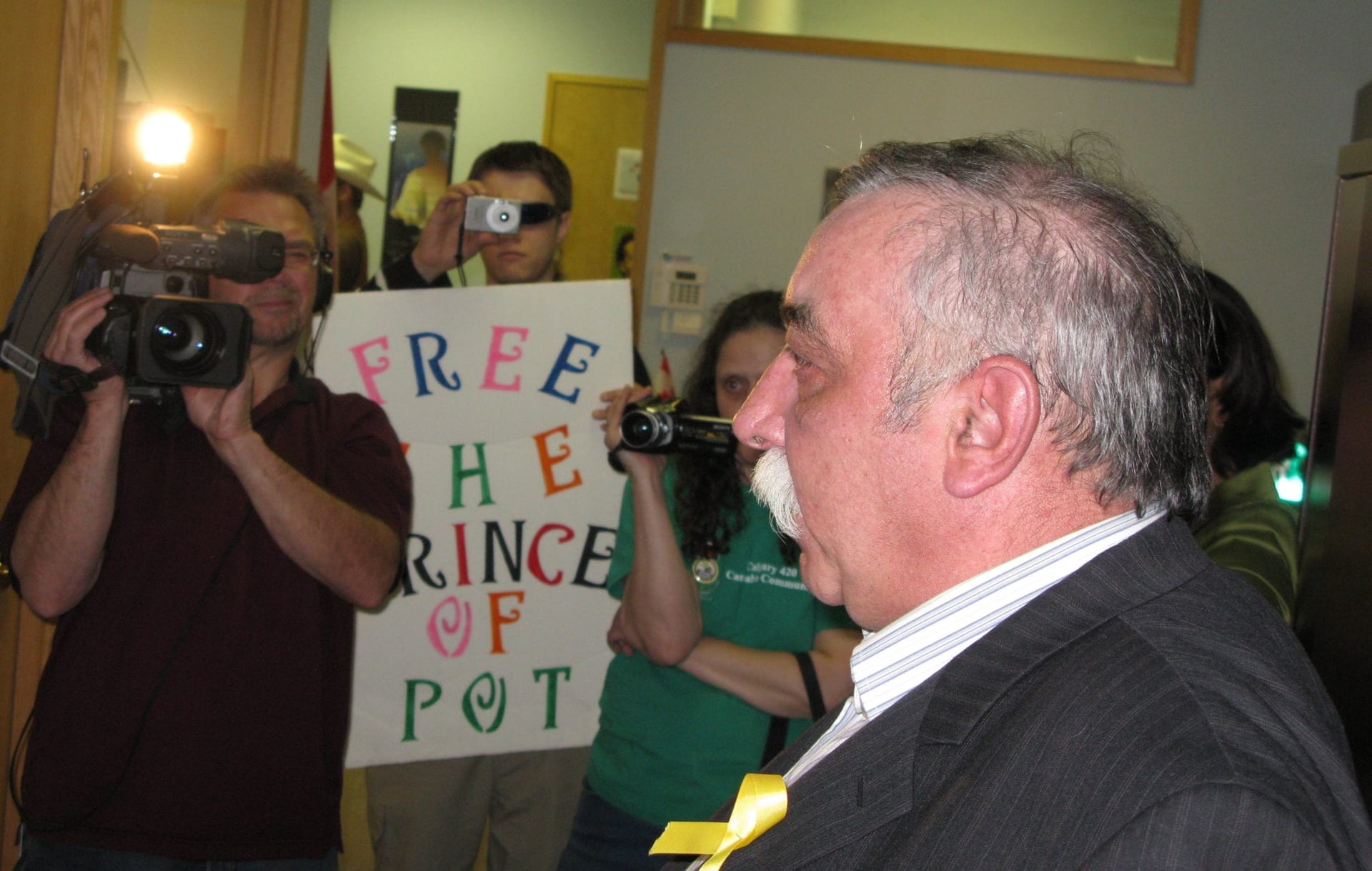 Old guard cannabis activists rally to support one of their own