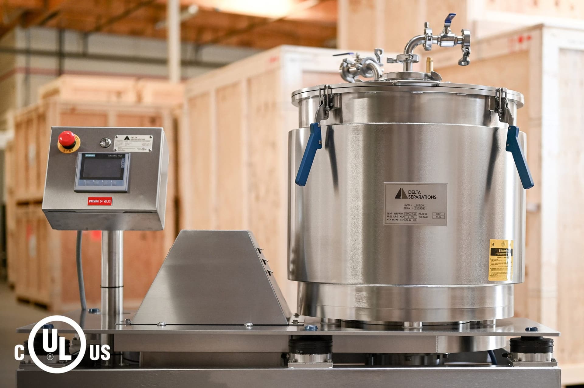 cannabis extraction safety standards - Delta Separations UL certified extractor