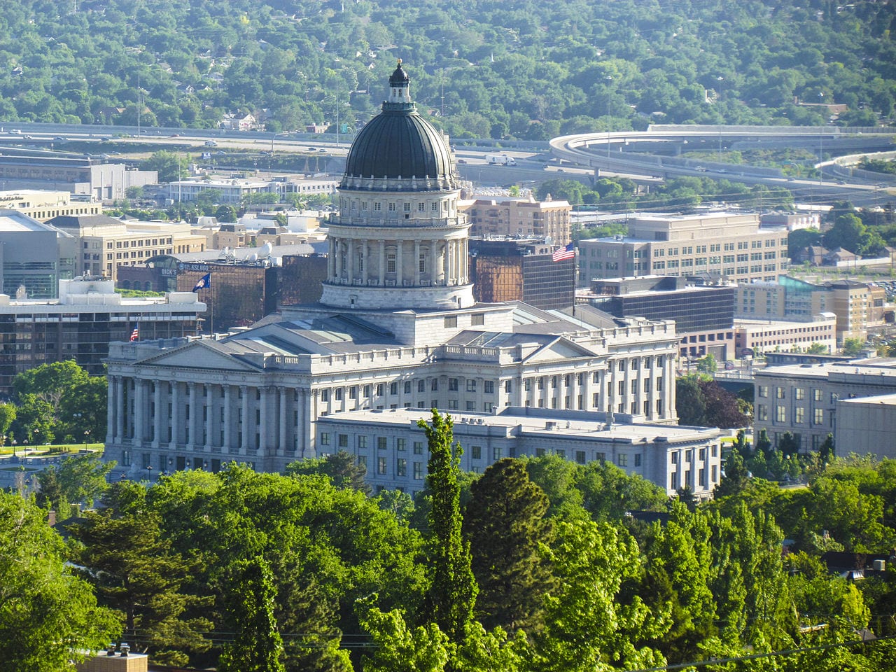 Utah's 1st medical cannabis dispensary set to open - AP - Utah state capitol building