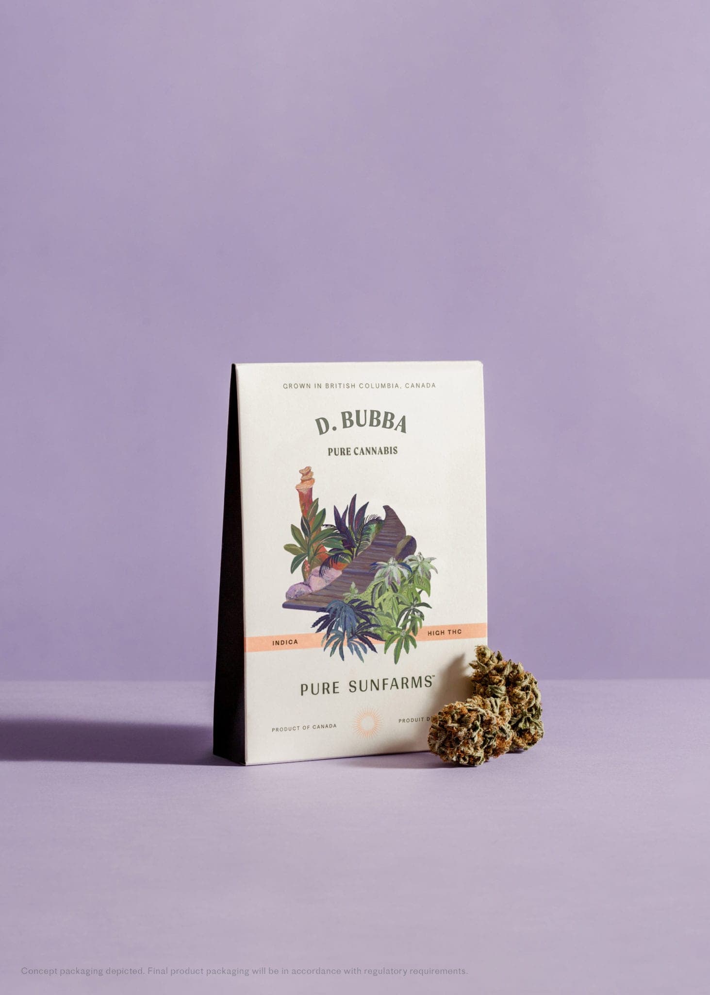 Pure Sunfarms D. Bubba packaging