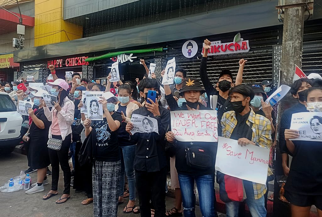 Cannabis advocates at the forefront of Myanmar democracy protests - cannabis hat -