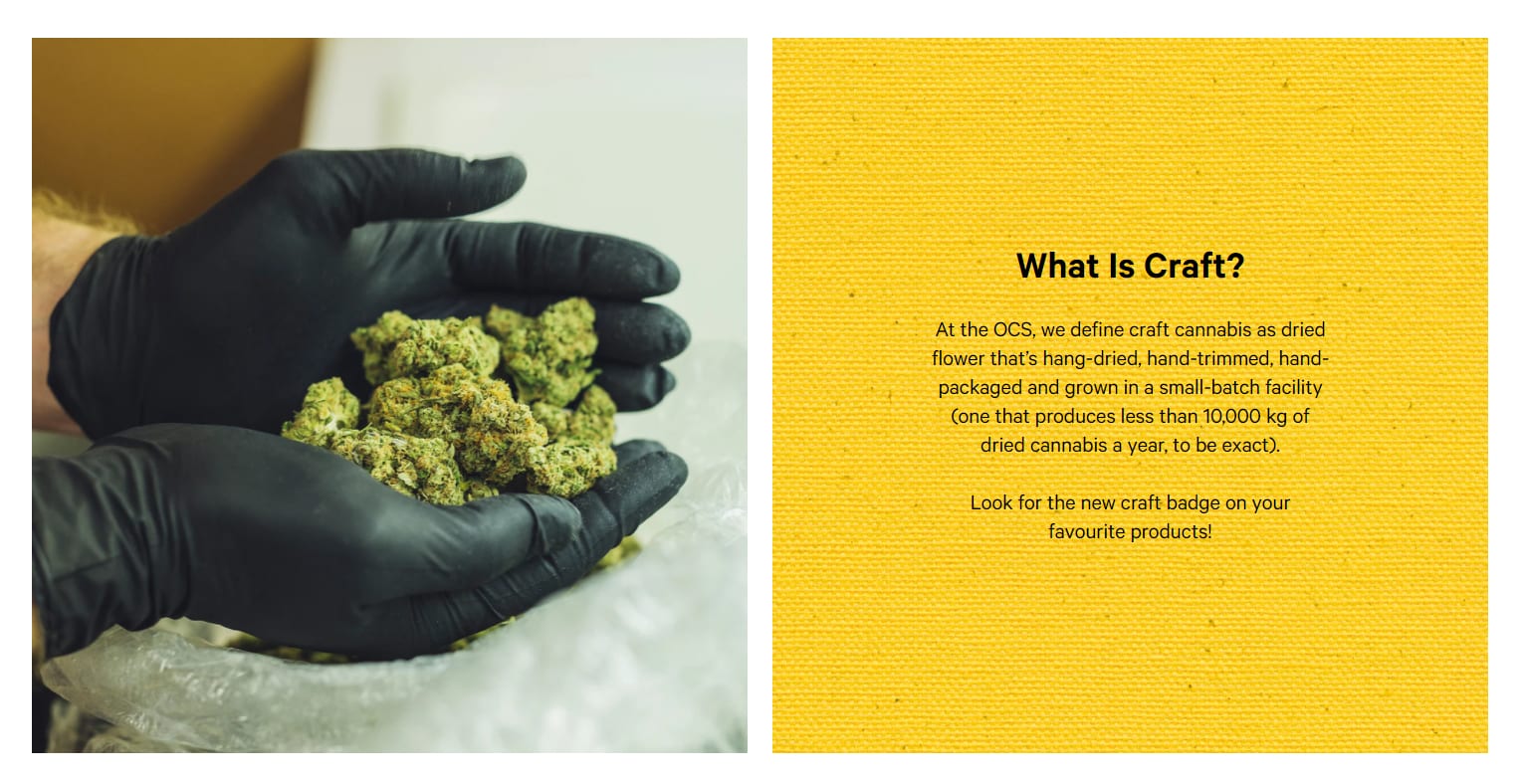 Ontario Cannabis Store launches craft category
