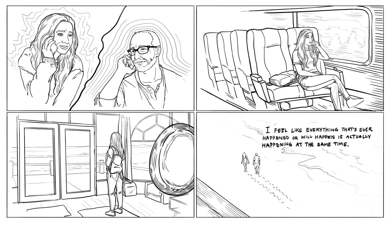 Becoming light through the darkness - My first ibogaine trip - panel 1
