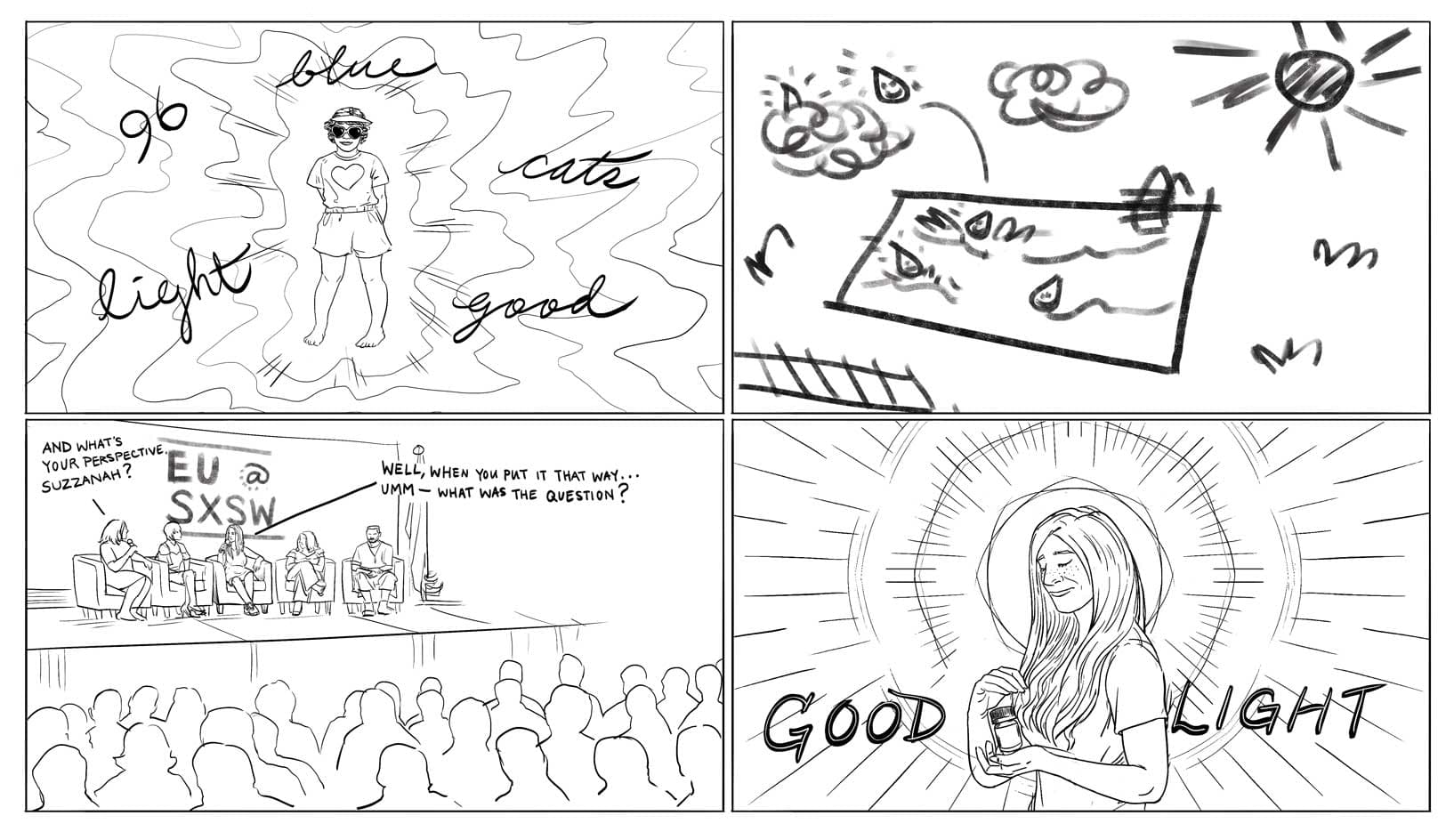 Becoming light through the darkness - My first ibogaine trip - panel 4