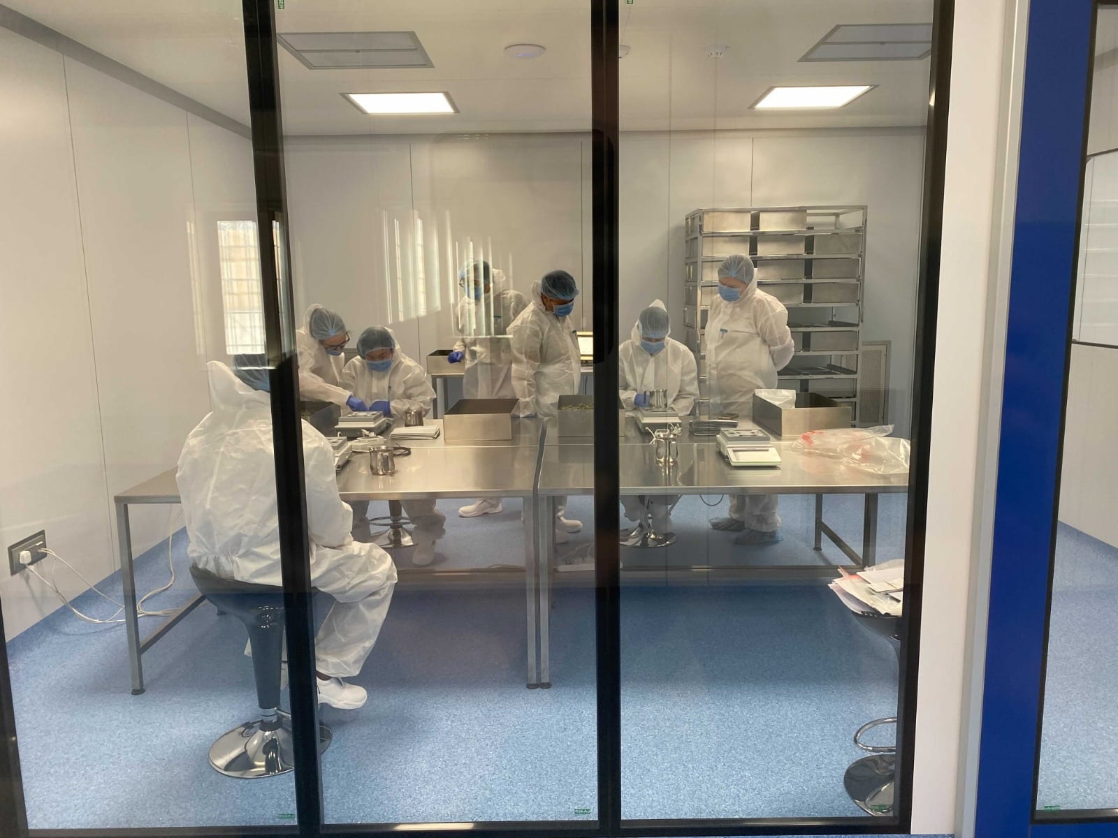Materia secures EU GMP licence for largest certified facility in Malta - workers in facility