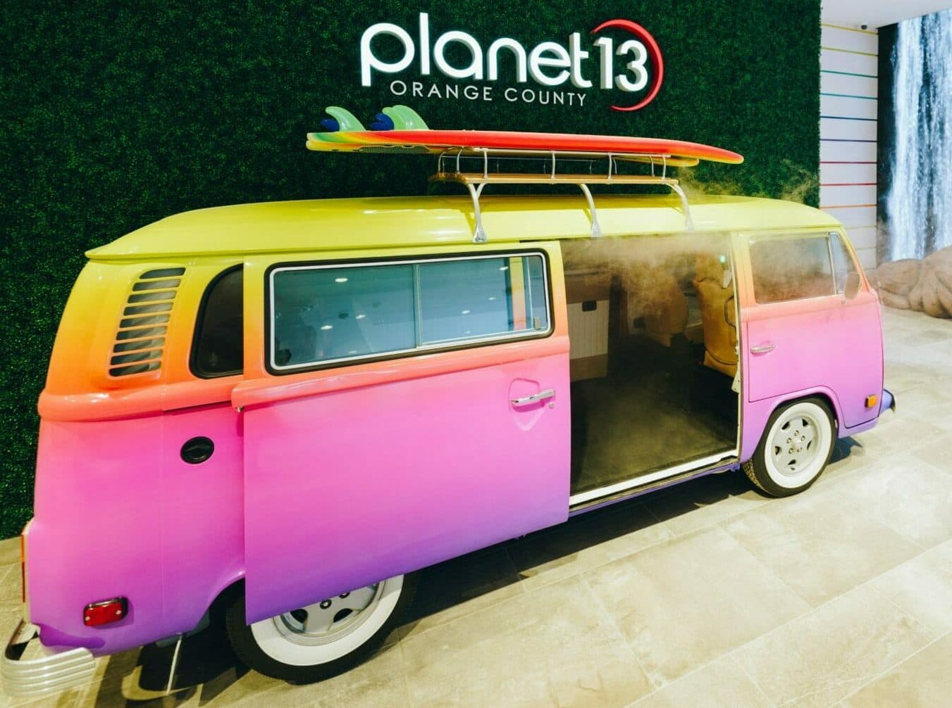 Planet 13 VW van for taking selfies