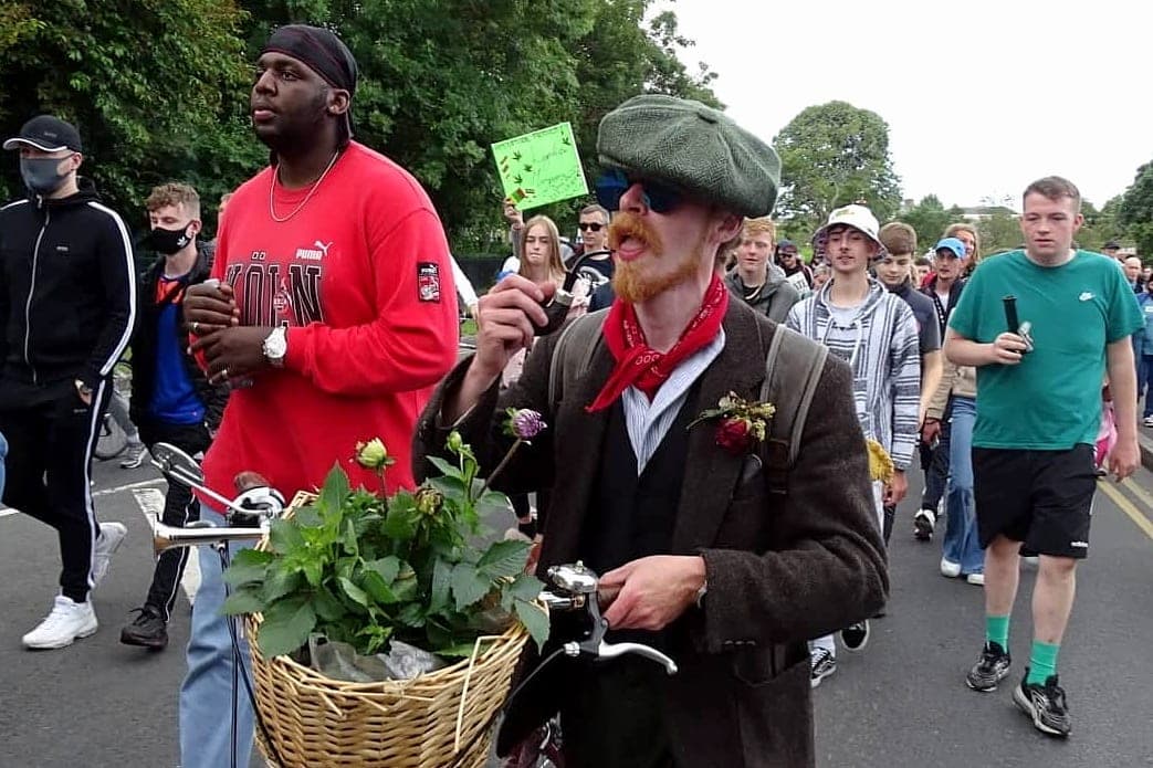 Over 1,000 people march for cannabis reform in Ireland - corn cob (1)