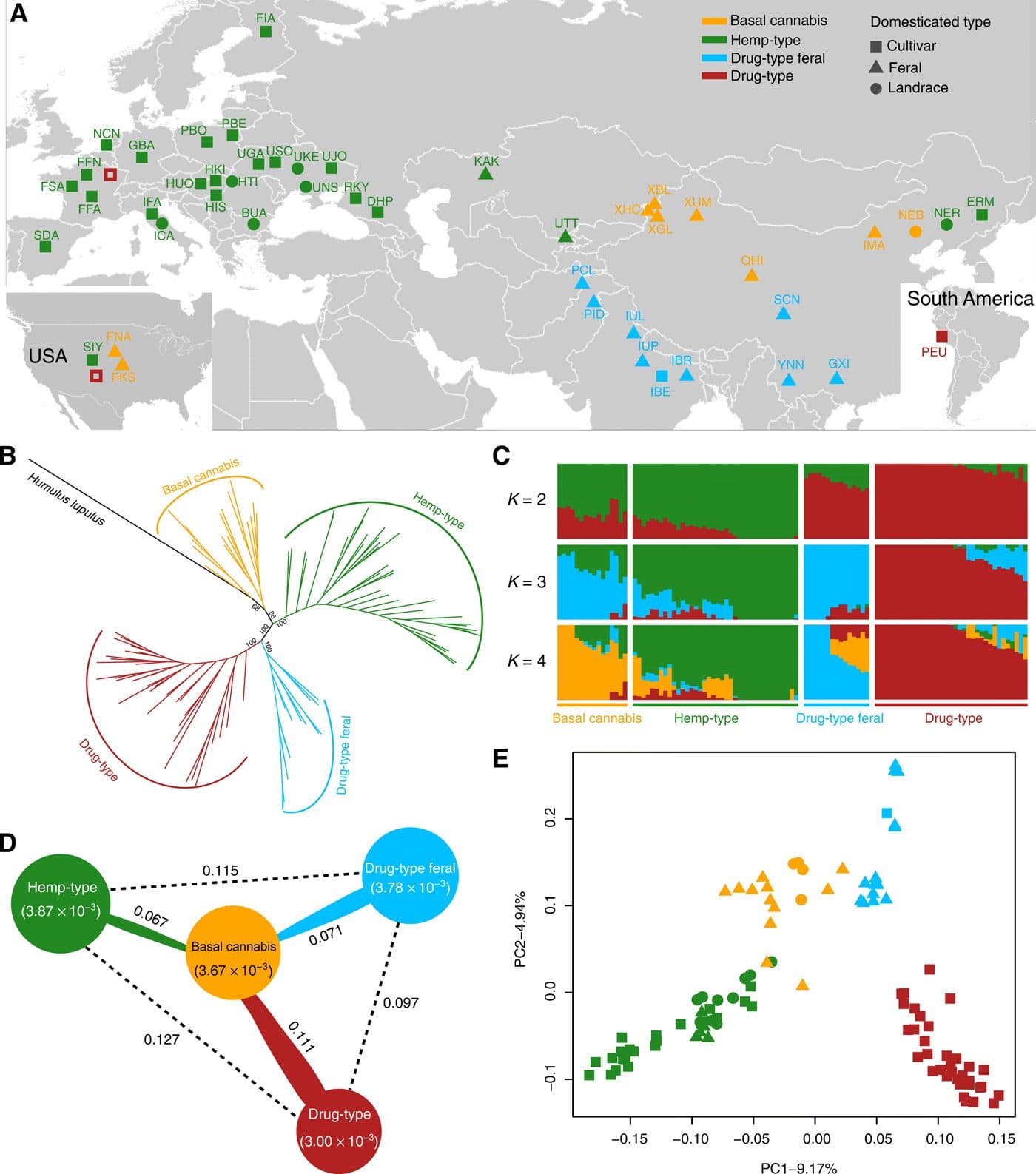 Scientists discover world's most ancient weed - chart