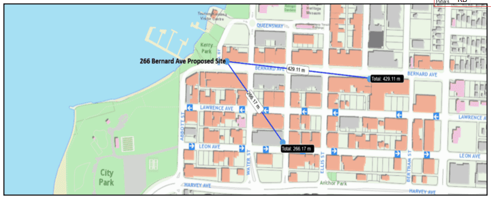 proposed location of green pineapple inkelowna