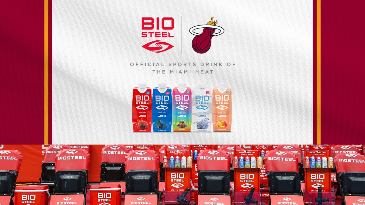 Miami HEAT latest team to make Canopy's BioSteel official drink