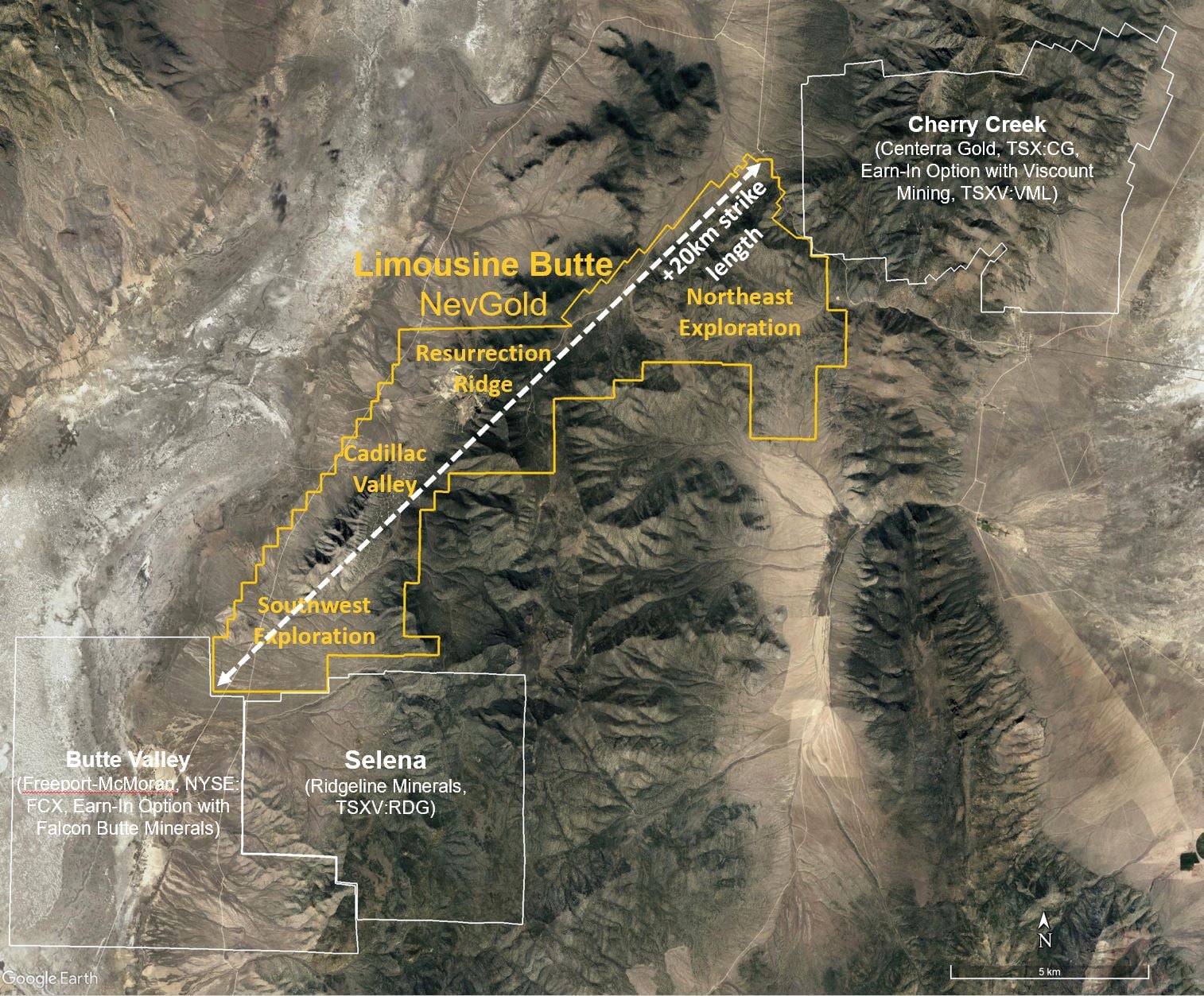 NevGold's oxide gold drill program in Nevada finds positive results
