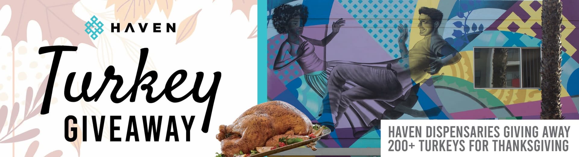 Haven Dispensaries holds large turkey giveaway in Long Beach