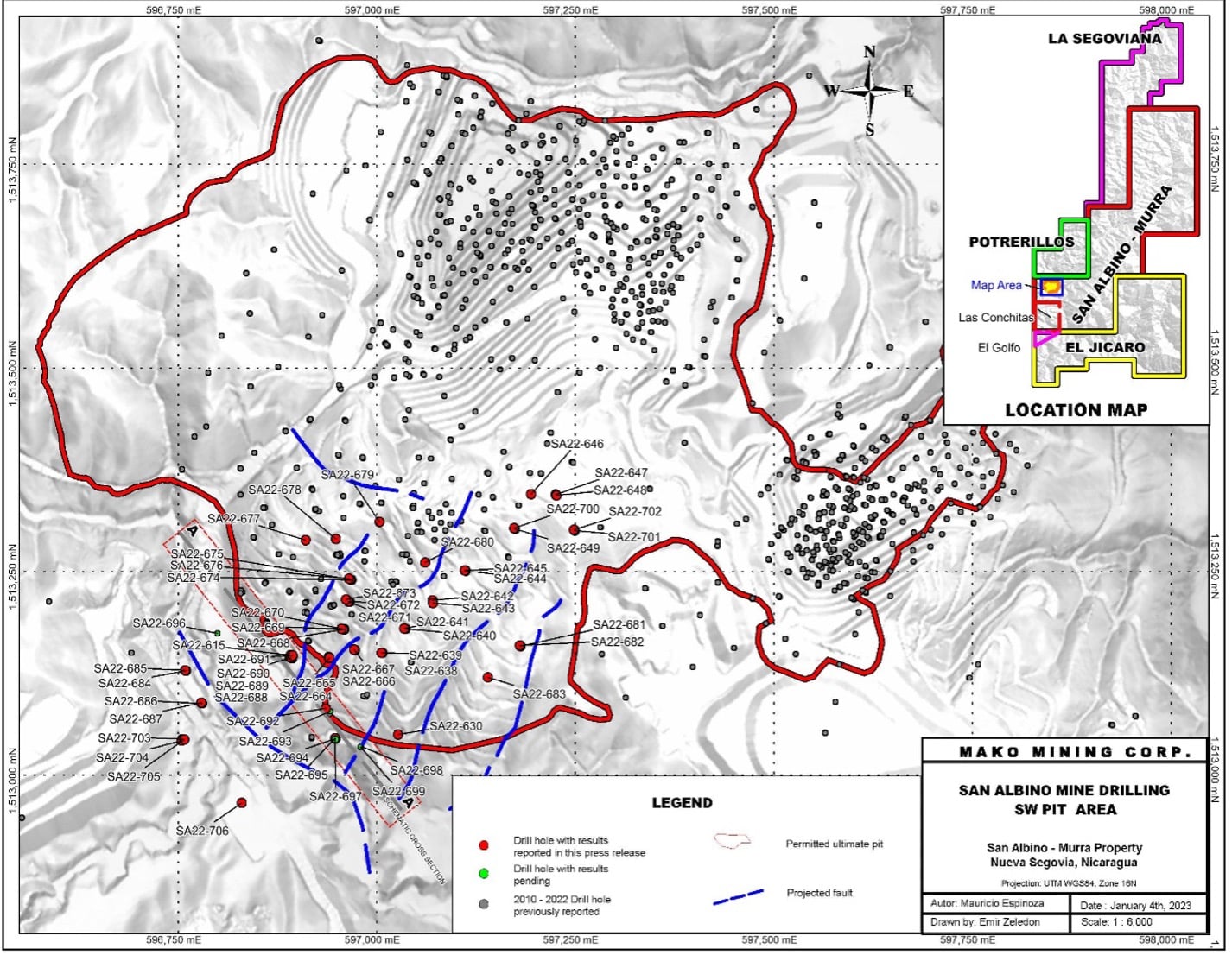Mako Mining finds high-grade drill results in northern Nicaragua