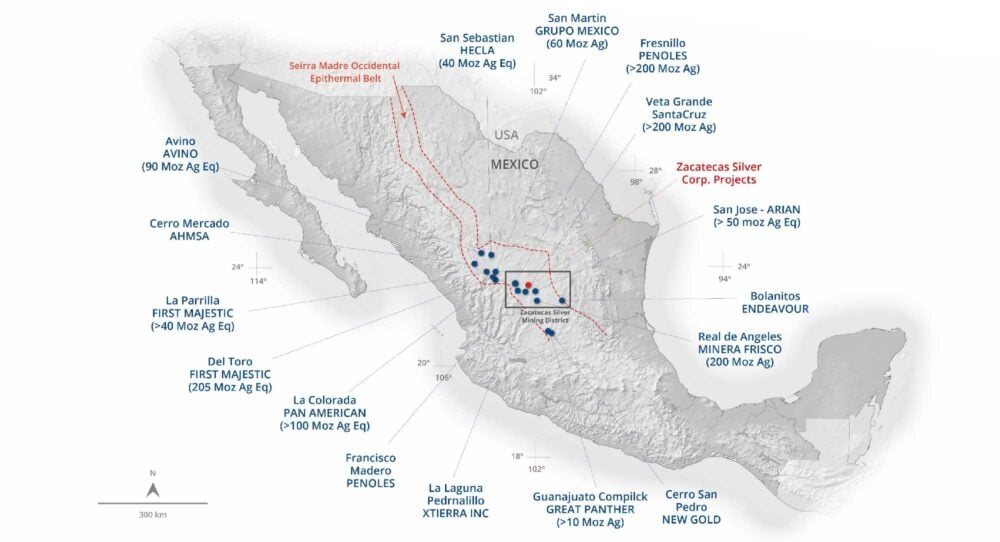 Zacatecas Silver mineral resource estimate shows high grade gold and silver
