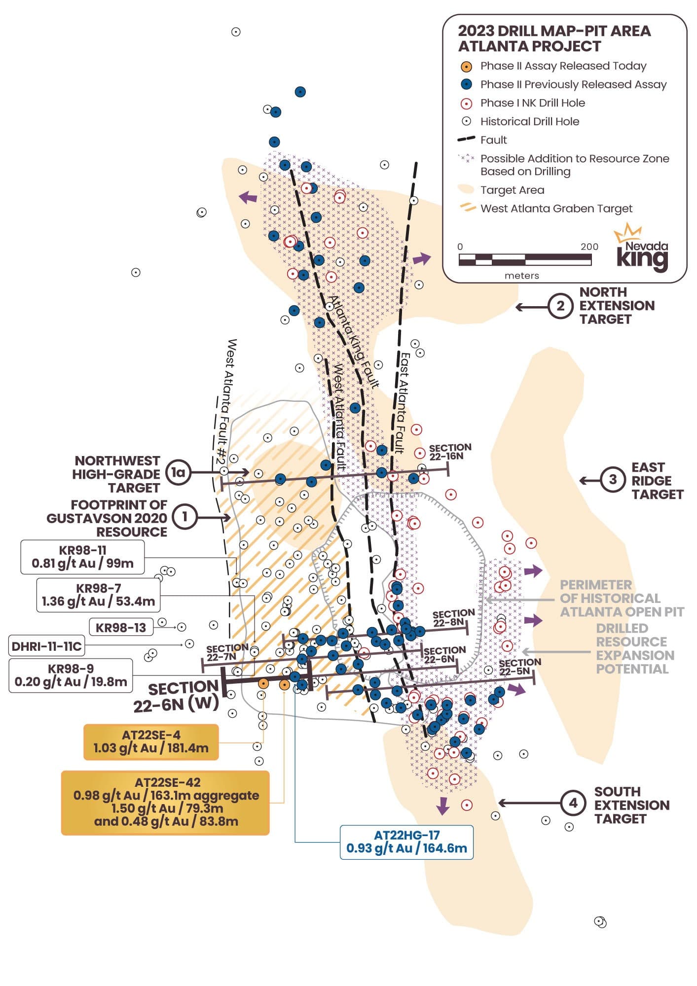 Nevada King finds good assay results at West Atlanta Graben target