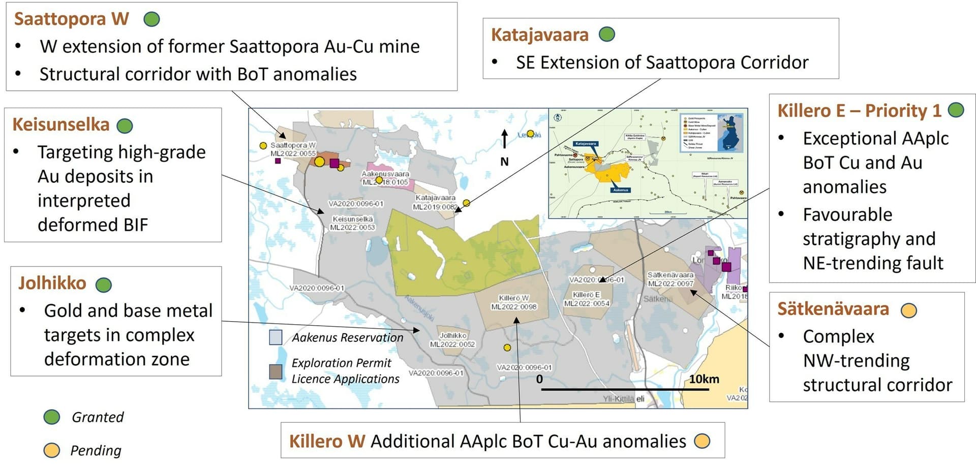 Capella Minerals acquires exploration permits for copper-gold project in Finland