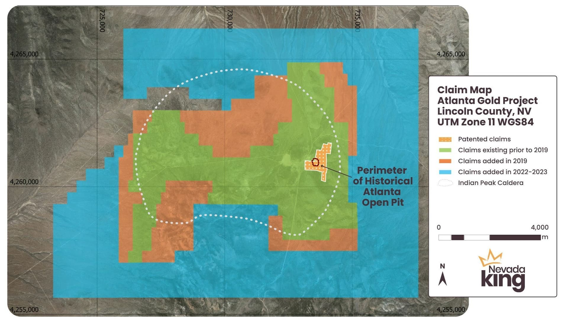 Nevada King Gold Corp--NEVADA KING DOUBLES LAND PACKAGE TO 13-10