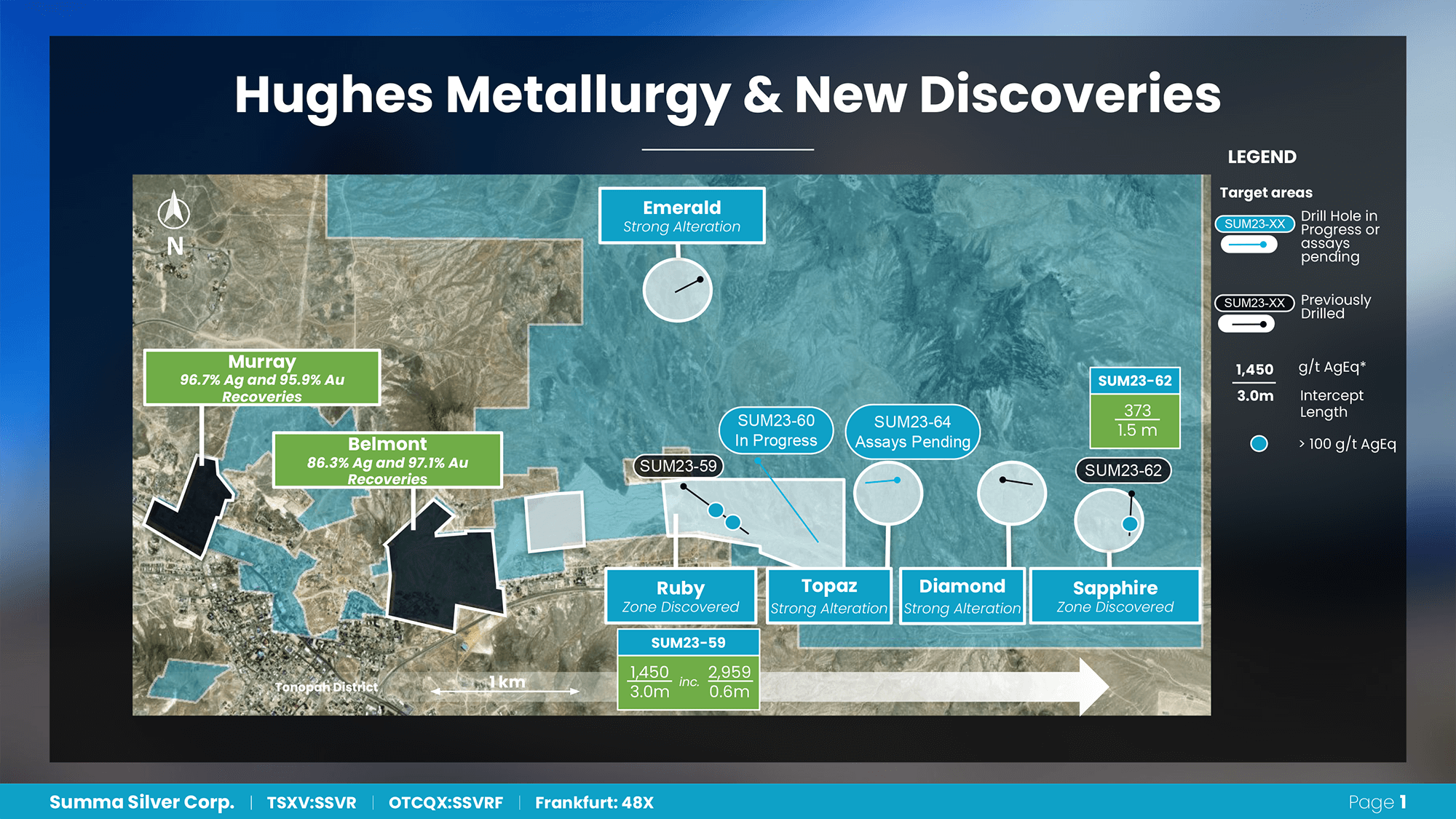 Summa Silver reports 'outstanding' gold and silver recoveries from Nevada project