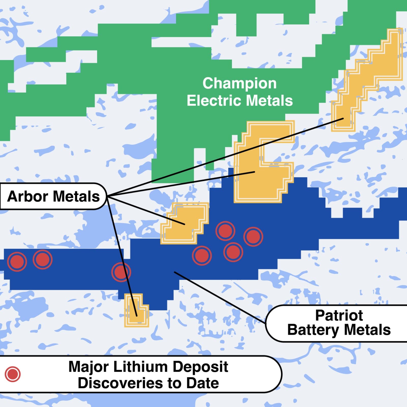 Arbor Metals discovers new pegmatite outcrops at major Quebec lithium project