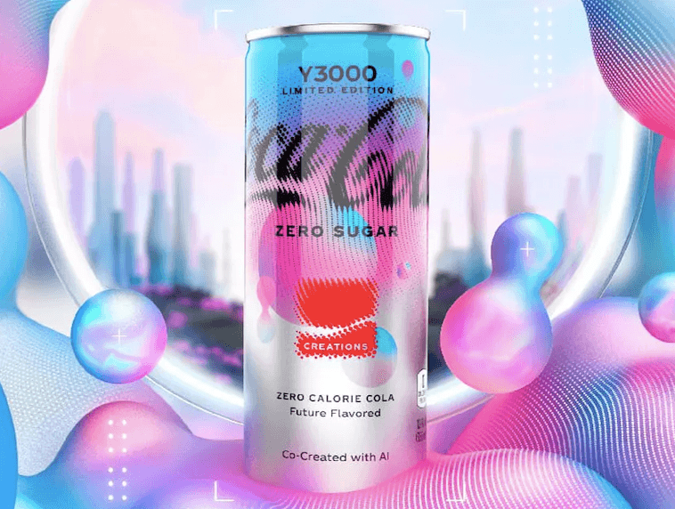 Coca-Cola releases limited edition 'Futuristic' flavoured soda co-created with AI