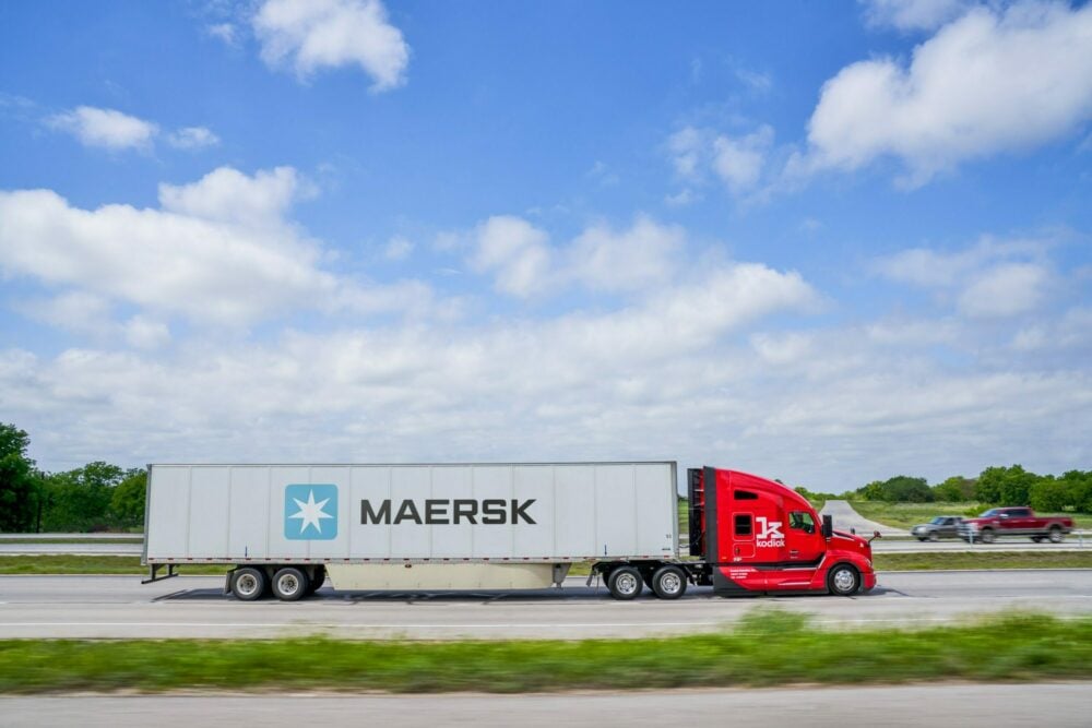 Maersk and Kodiac Robotics open first multi-state autonomous trucking lane