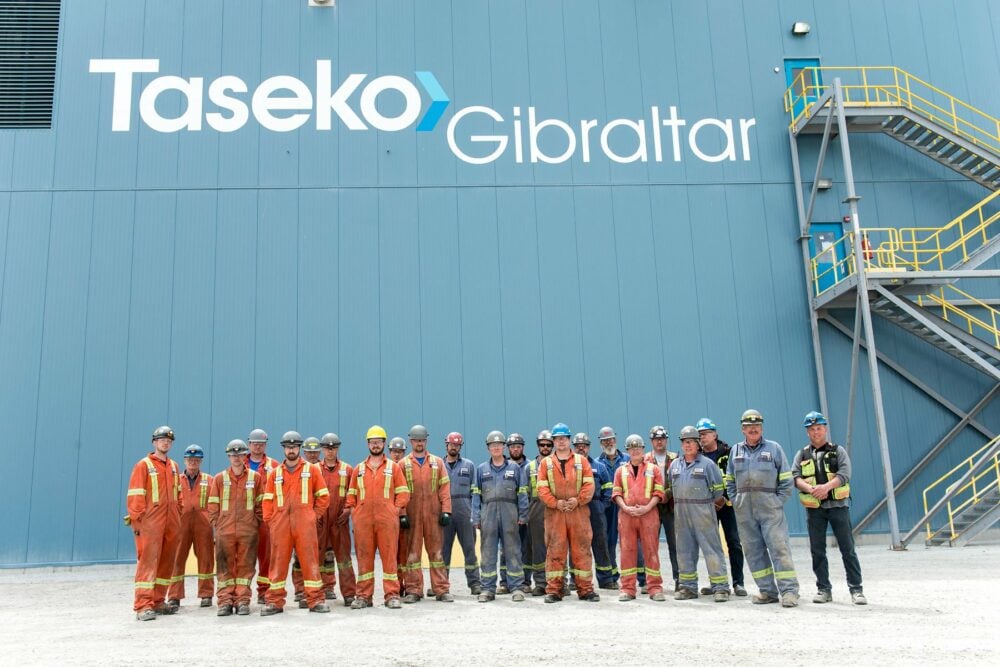 Taseko Mines increases copper production by 25% in Q3
