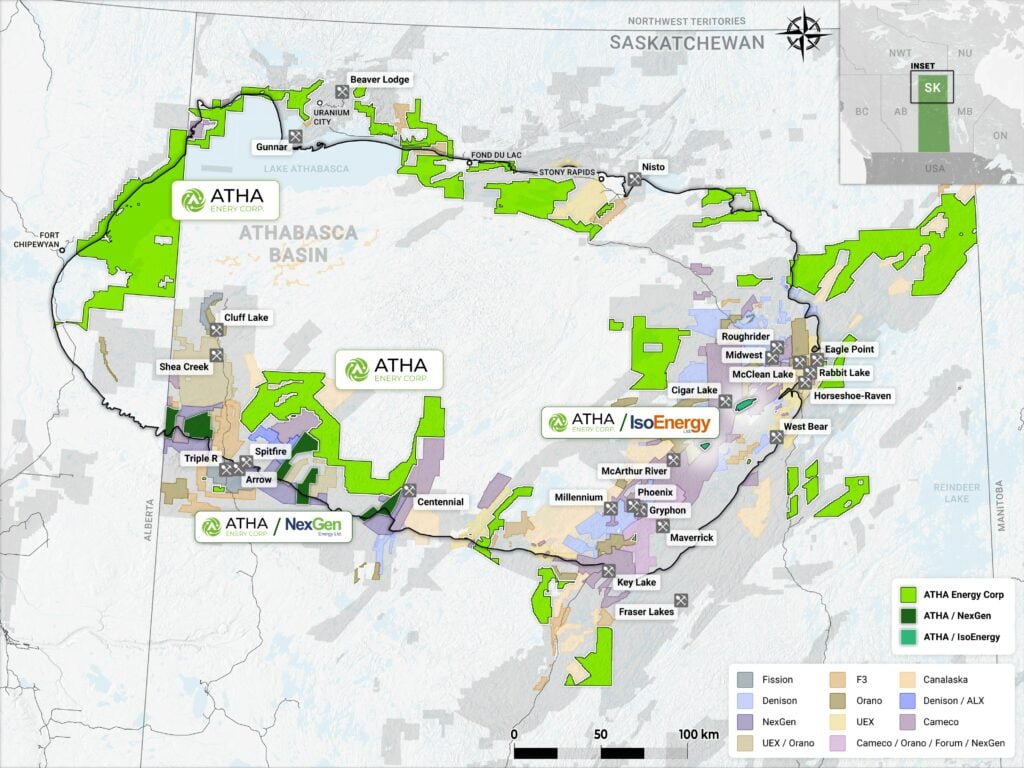 The Athabasca Basin produces the highest-grade uranium in the world: ATHA Energy interview