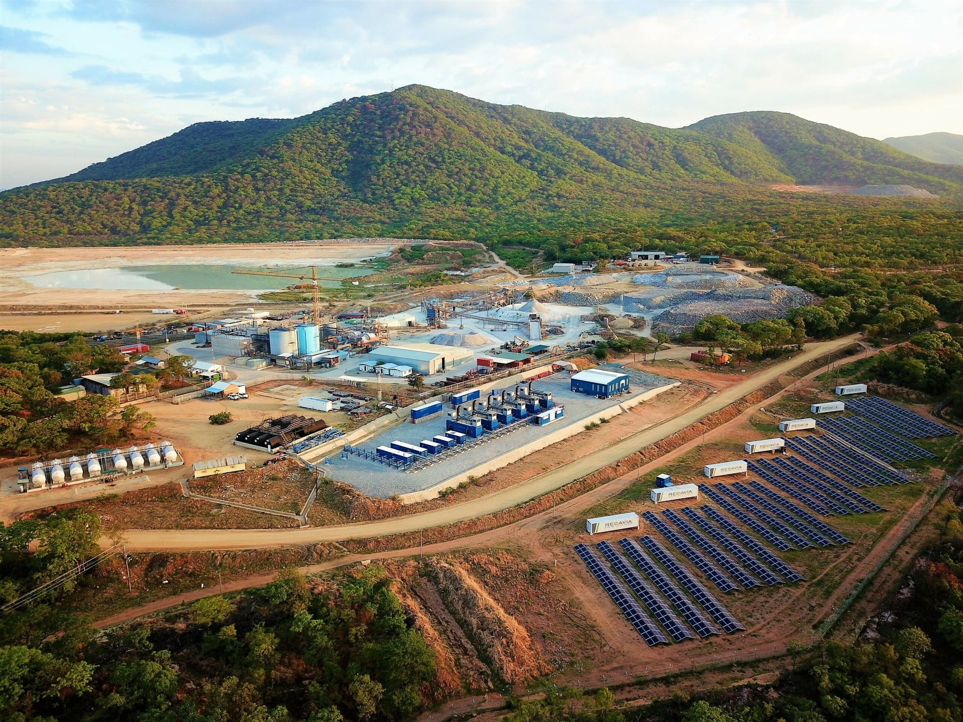 Shanta Gold Limited aerial view
