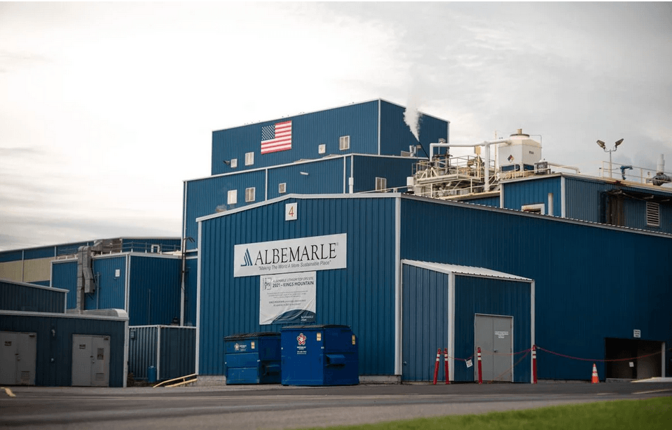 Albemarle lays off 300 employees as lithium prices tank