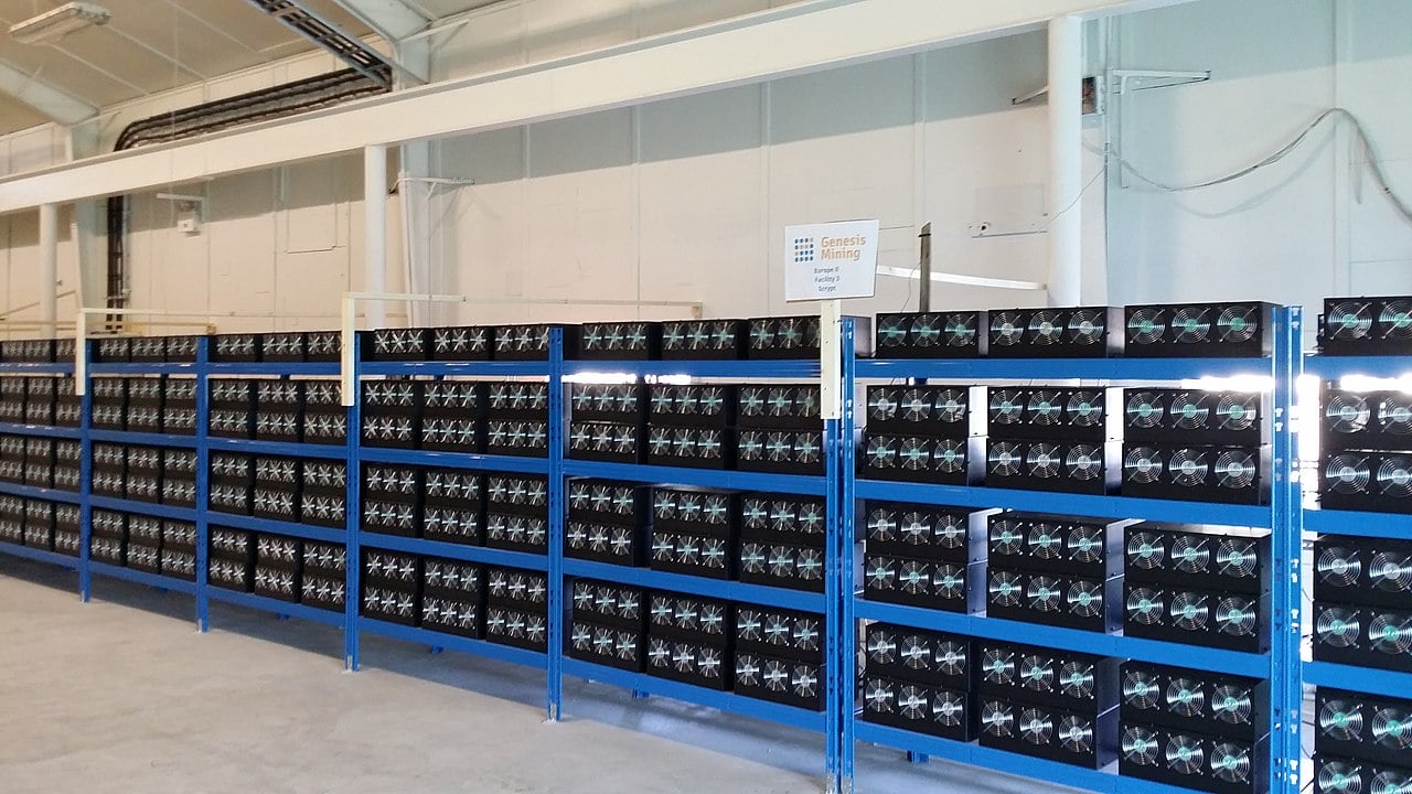 Cryptocurrency Mining Farm by Marco Krohn