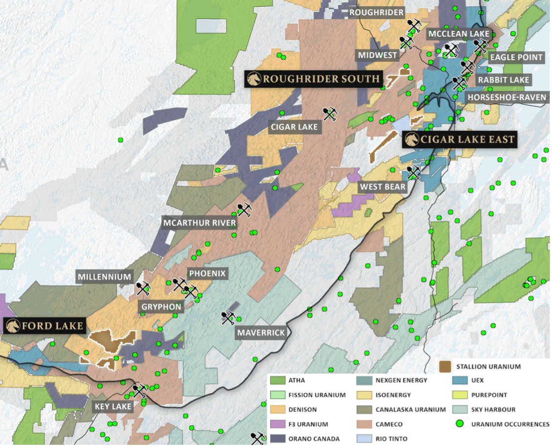 Stallion Uranium sells non-core assets in eastern Athabasca Basin, retains net smelter royalty