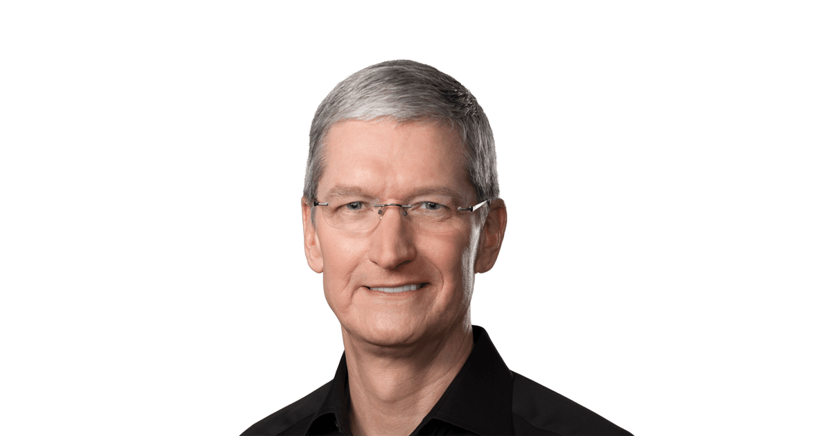 Tim cook via Apple