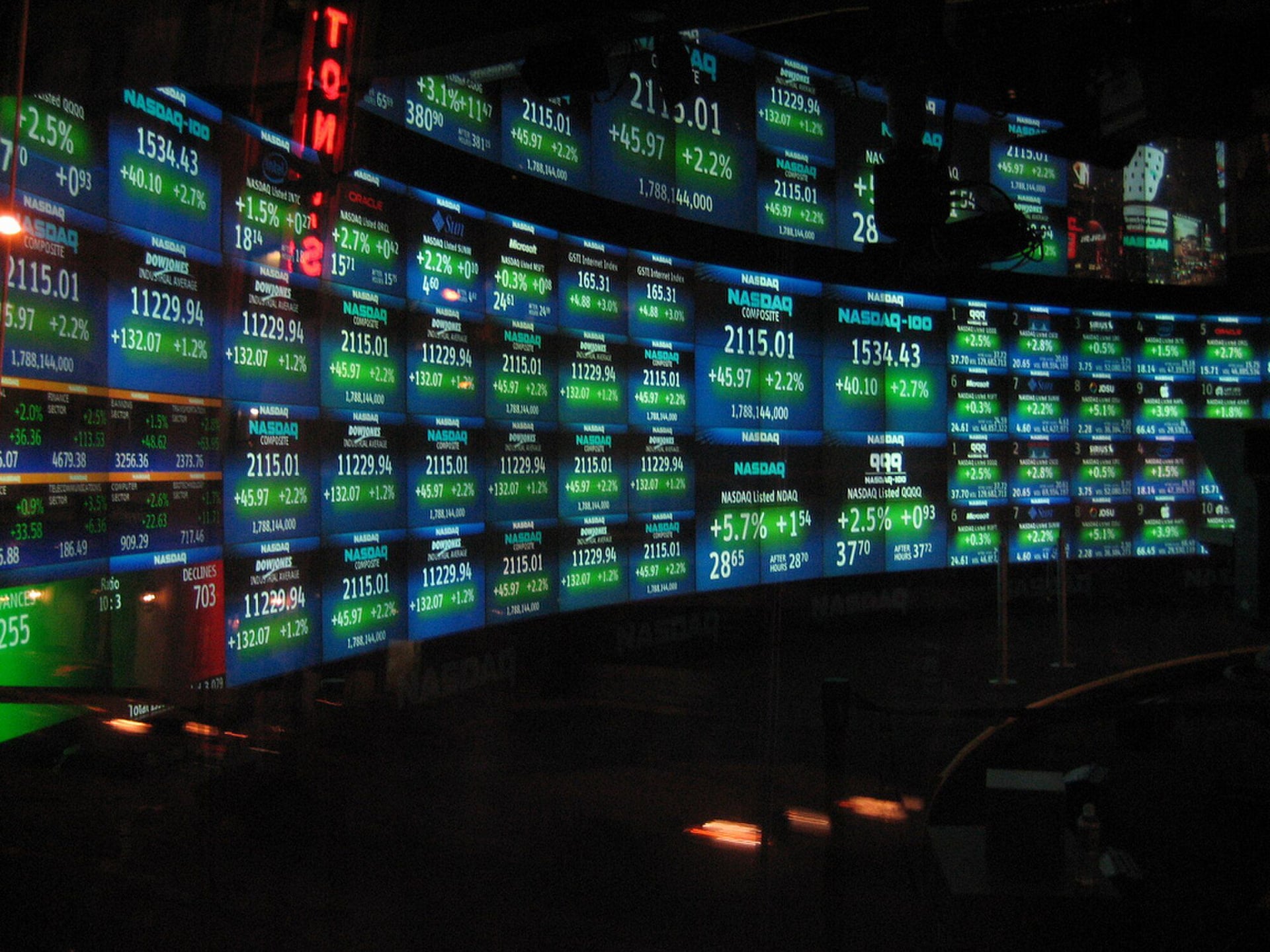nasdaq via wikimedia commons
