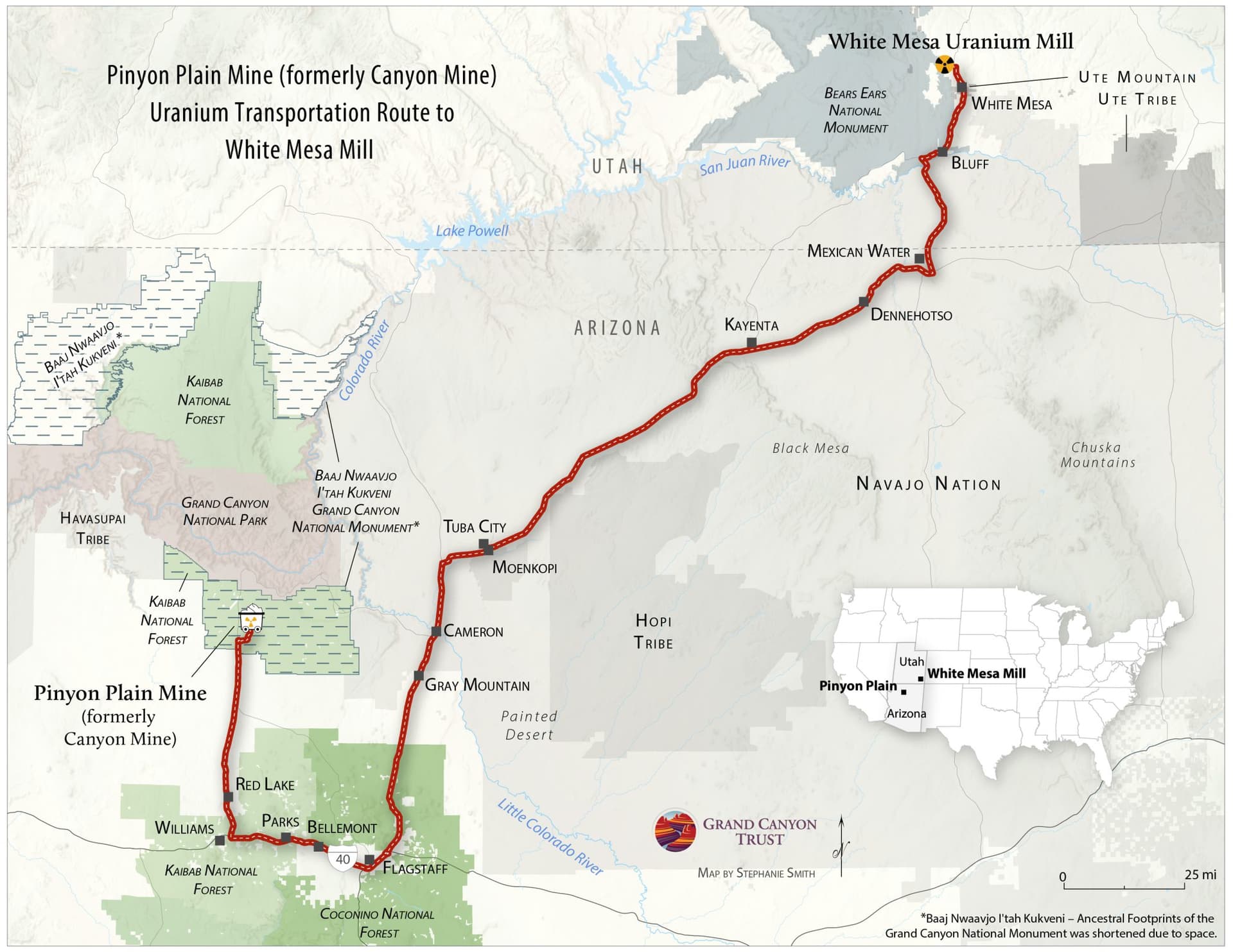 Navajo Nation condemns sneaky uranium transport through its Arizona lands