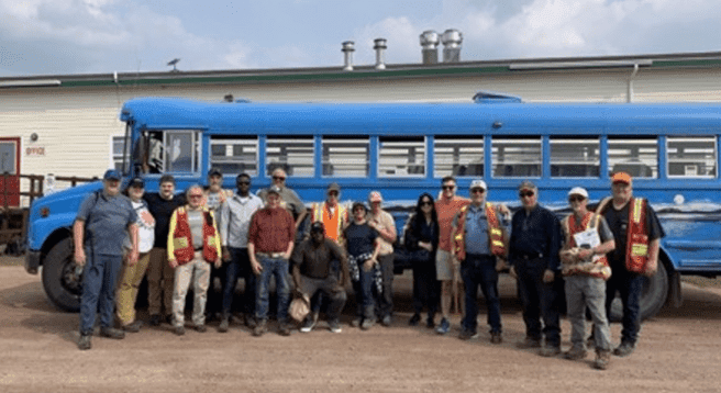 Newfoundland prospectors organization tours Great Atlantic's tungsten-emerald site