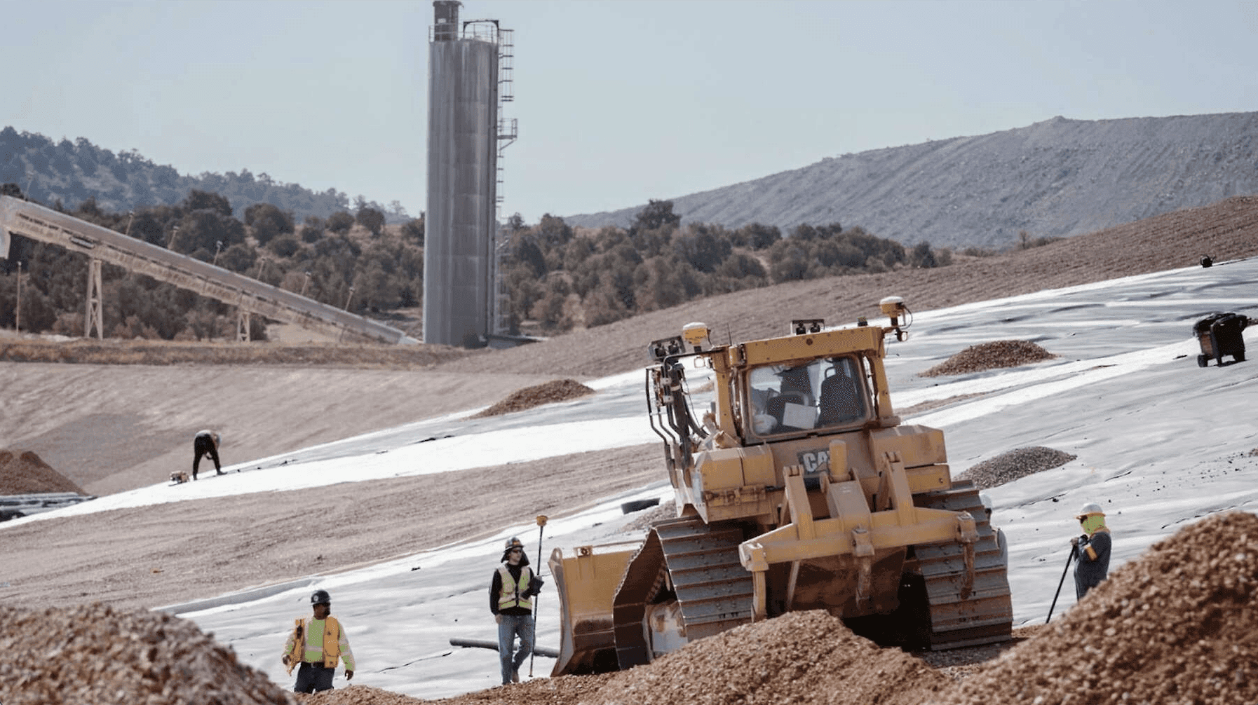 Calibre celebrates completing major heap leach pad expansion at the Pan Mine