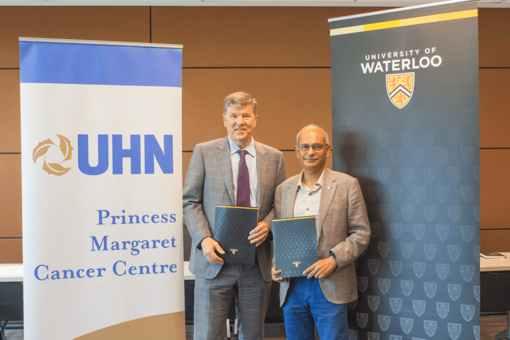 University of Waterloo and Princess Margaret Cancer Centre collaborate on innovative cancer research