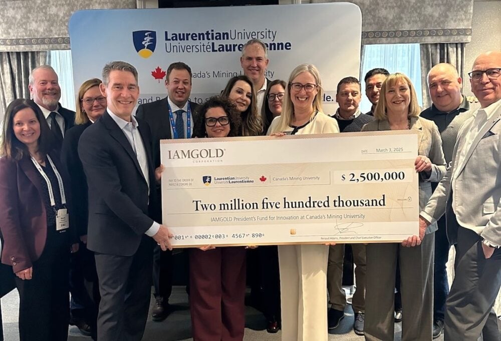 IAMGOLD and Laurentian University put together a $2.5M innovation fund