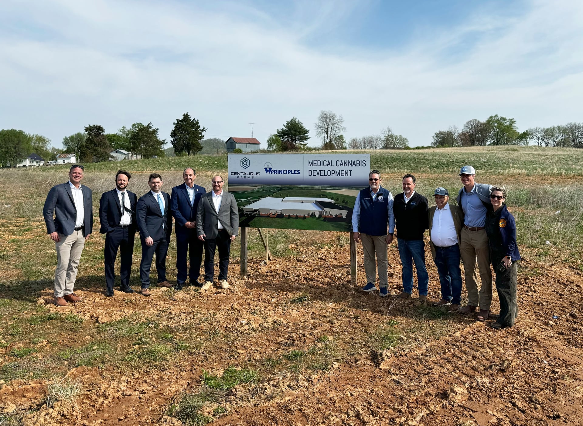 Groundbreaking ceremony held at Kentucky's first medical cultivation facility