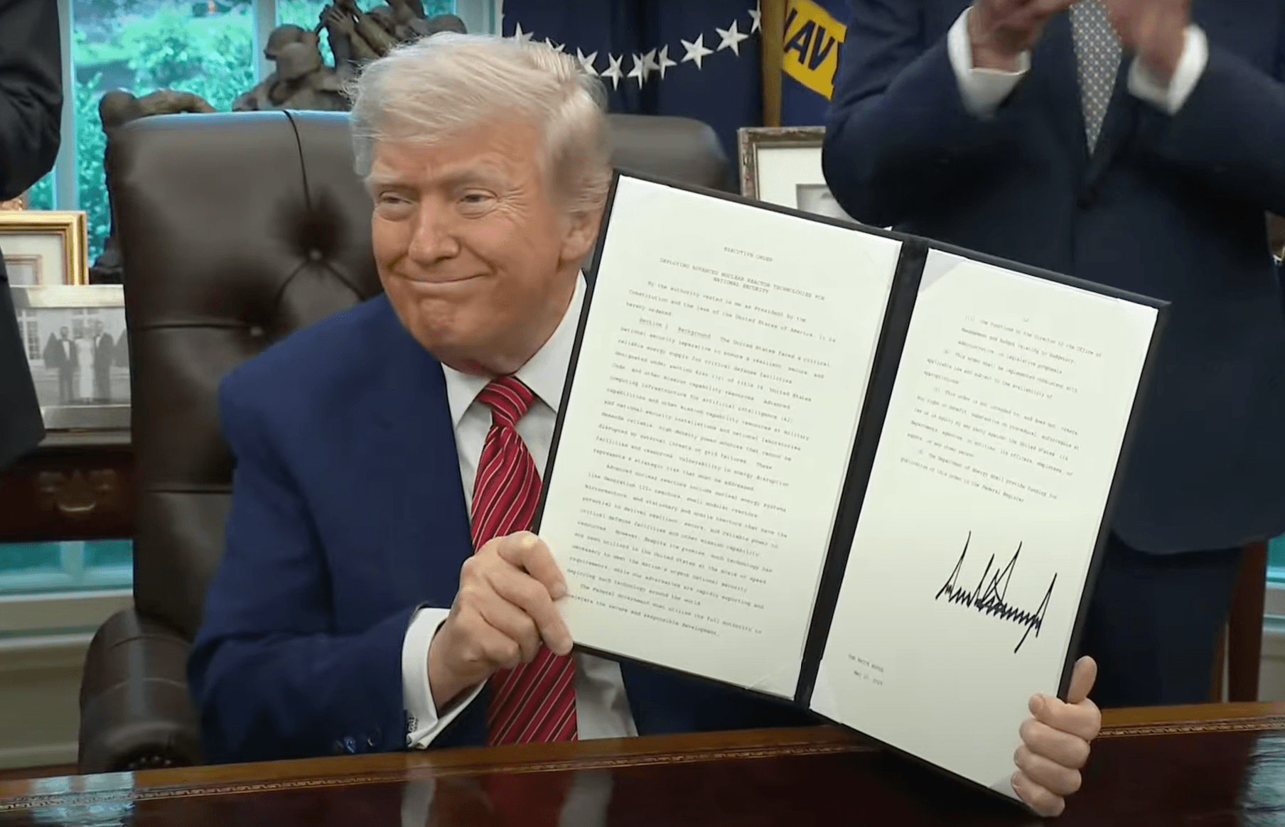 Nuclear stocks surge after Trump signs order fast-track deployment, cut red tape