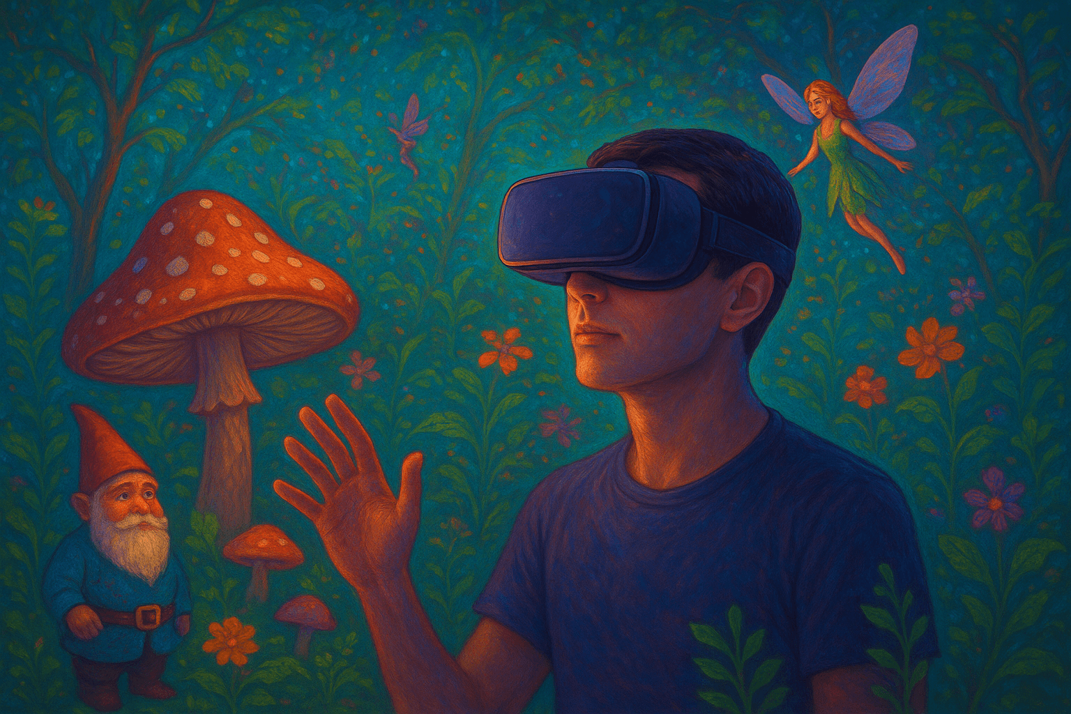 VR can provide benefits of psychedelics without risks, 'Cyberdelics' study finds