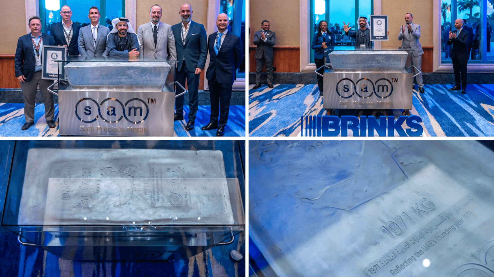 Dubai sets Guinness World Record with largest silver bar of all time