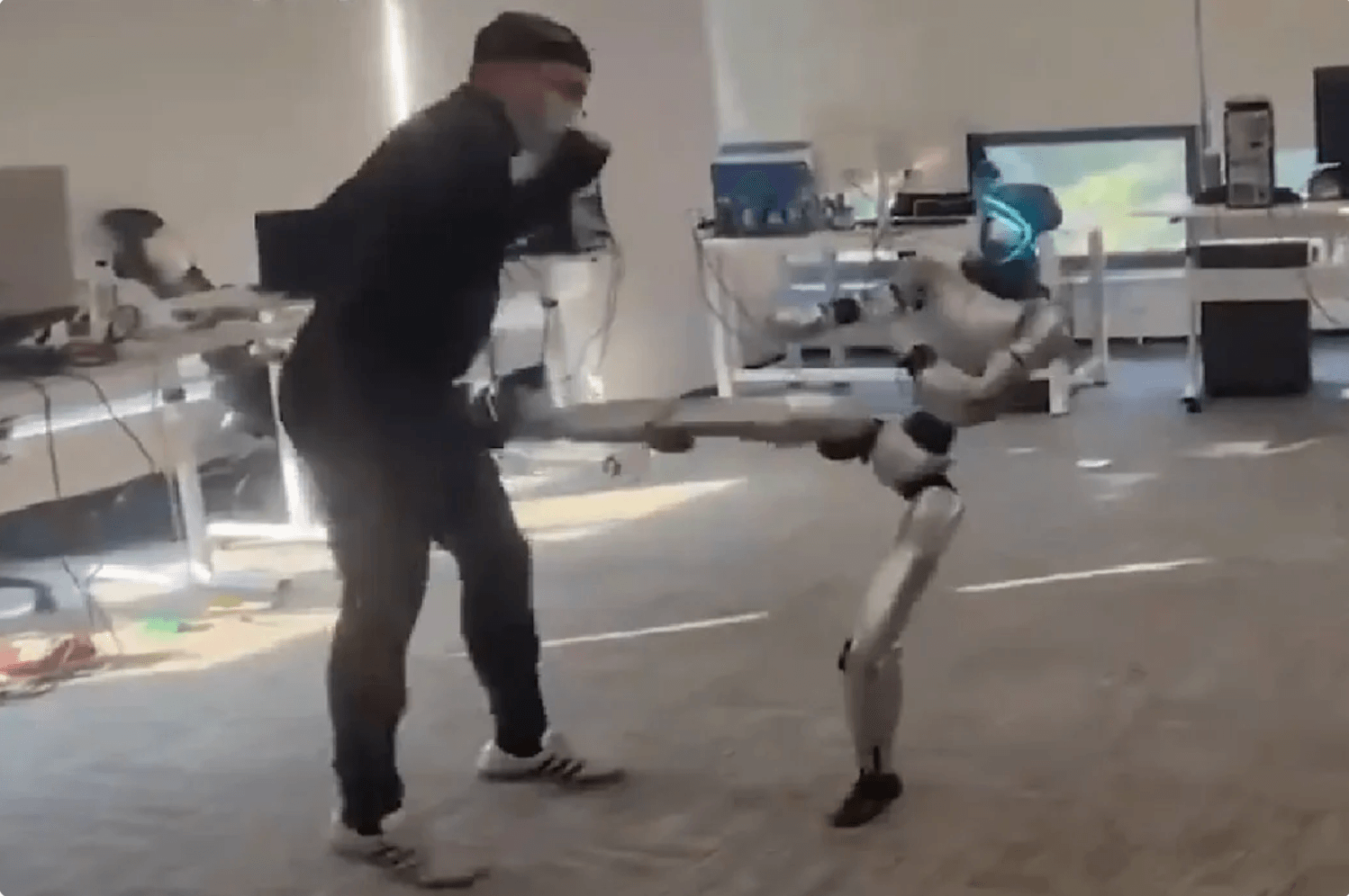 Technology fail: Chinese man gets kicked in the nuts by Unitree robot