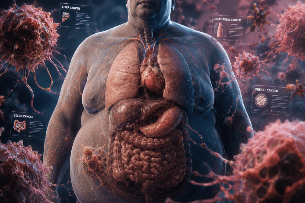 Weight gain between ages 17 and 60 linked to higher cancer risk in major study