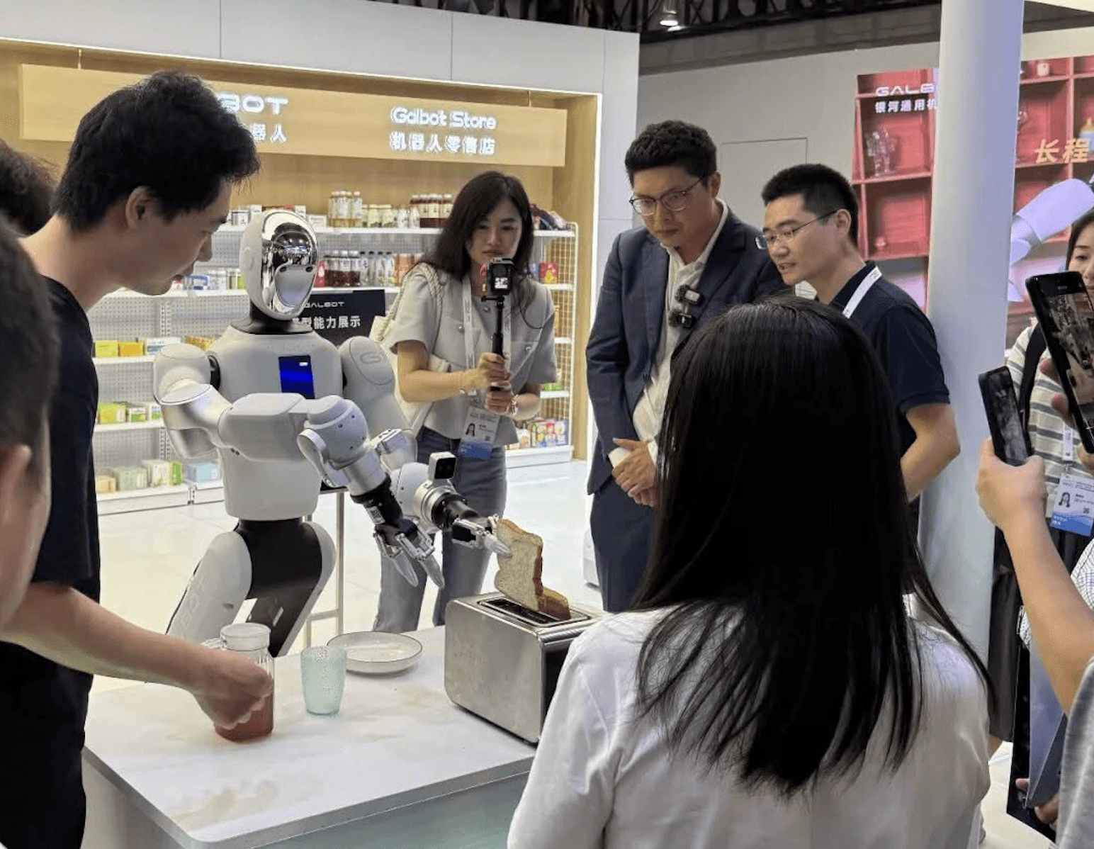 Galbot humanoid amazes World AI Conference attendees with breakfast cooking skills