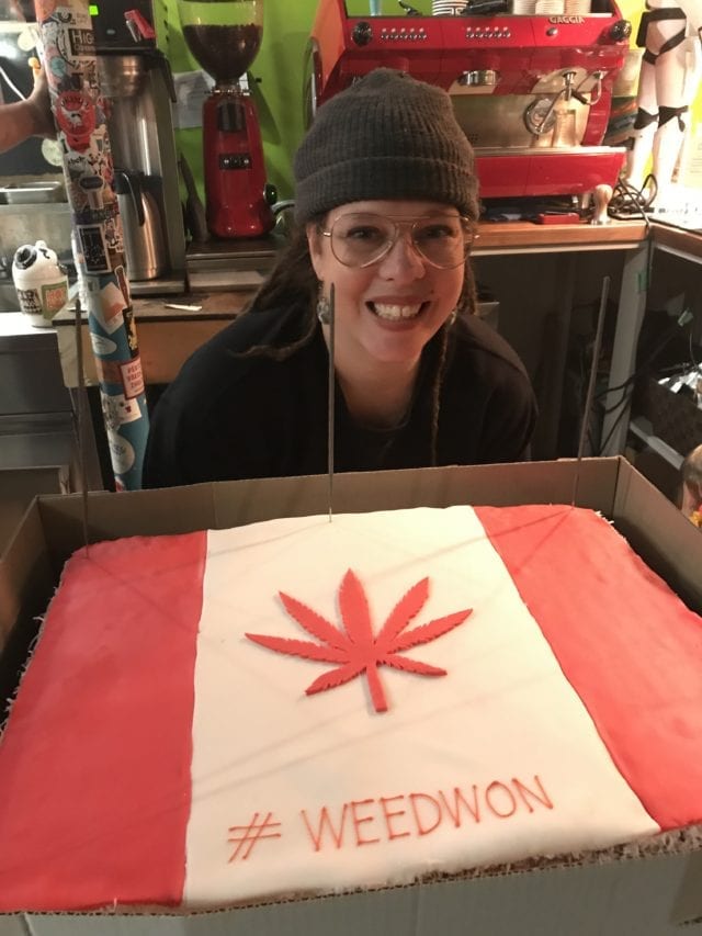 Abi Roach honoured as a hero by Cannabis Amnesty for 4/20