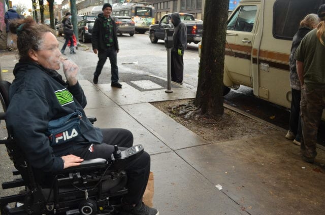 Vancouver cannabis harm reduction project takes to the streets